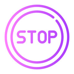 stop gradient icon