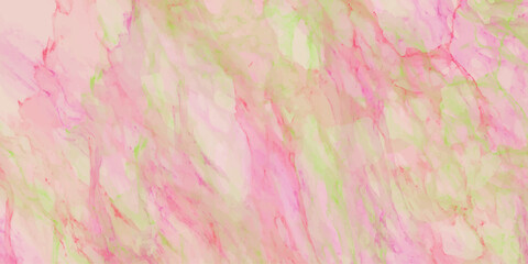 Delicate watercolor texture soft hues of pink and green forming elegant design elements for creative projects and decorative applications