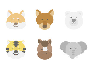 動物　アイコン　イラストセット
