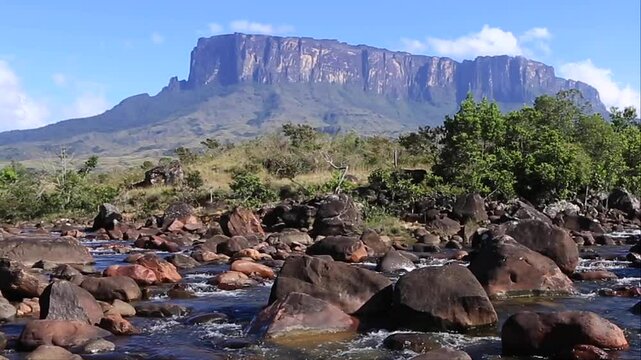 Mount Roraima in Venezuela, South America