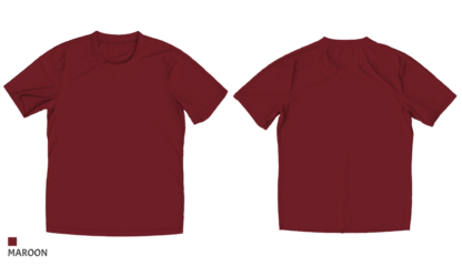 maroon t-shirt mockup