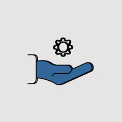 Technical support, smart arts for ux ui, new modern symbol, editable icon for project, vector illustration file, popular icon isolated.