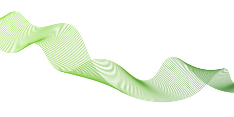 Modern abstract green wave liquid lines background.dots on a whit clean and fresh background,Frequency sound wave lines and technology curve lines,green wave lines frame,