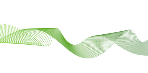 Modern abstract green wave liquid lines background.dots on a whit clean and fresh background,Frequency sound wave lines and technology curve lines,green wave lines frame,