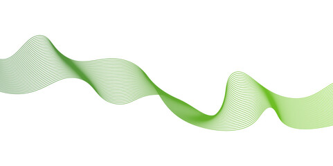 Modern abstract green wave liquid lines background.dots on a whit clean and fresh background,Frequency sound wave lines and technology curve lines,green wave lines frame,