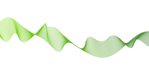 Modern abstract green wave liquid lines background.dots on a whit clean and fresh background,Frequency sound wave lines and technology curve lines,green wave lines frame,