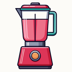 blender vector illustration isolated on white, kitchen utensil, suitable for icon, graphic element, and others