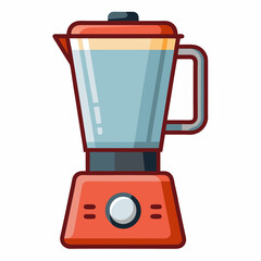 blender vector illustration isolated on white, kitchen utensil, suitable for icon, graphic element, and others