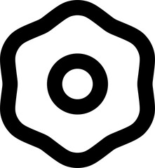 setting nut vector ui icon