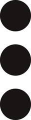 The symbol of 3 vertical dots for customizing in various apps