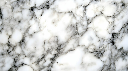 Elegant White Marble Texture with Dark Veins for Interior Design