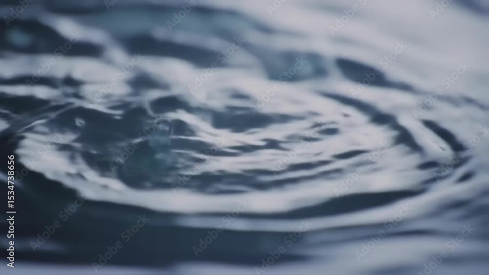Poster waves gently undulate on the surface of the ocean water creating small ripples and textures in the l