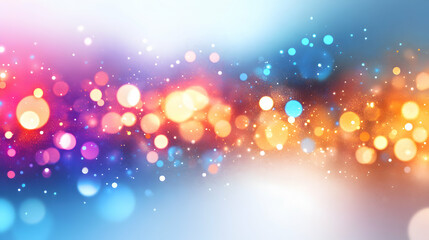 Fototapeta premium Colorful Bokeh Background with Soft Lights and Dreamy Effects