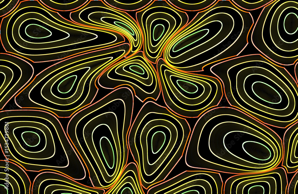 Poster abstract seamless pattern with lines