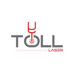 Laser Engineering Business Vector logo design.