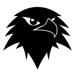 black and white head of a wolf