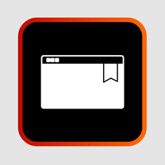 Bookmark icon, smart icon for ux ui, new modern, editable for project, vector illustration file, popular icon isolated.