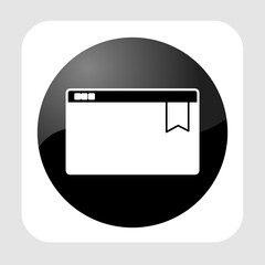 Bookmark icon, smart icon for ux ui, new modern, editable for project, vector illustration file, popular icon isolated.