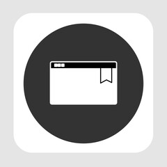 Bookmark icon, smart icon for ux ui, new modern, editable for project, vector illustration file, popular icon isolated.