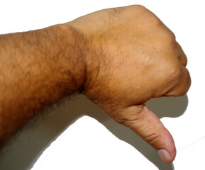 Thumb down showing avatars reaction 