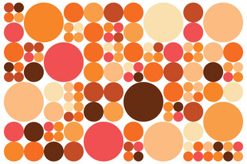 Simple geometric design flat retro geometric poster.