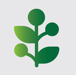 plant icons and logos about nature and its surroundings