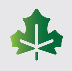 maple leaf icons and logos about nature and its surroundings