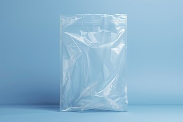 High Quality Image of a Clear Plastic Bag with a Clear Plastic Cover