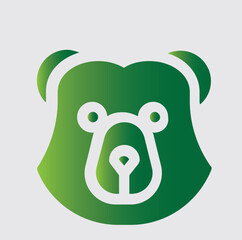 BEAR icons and logos about nature and its surroundings