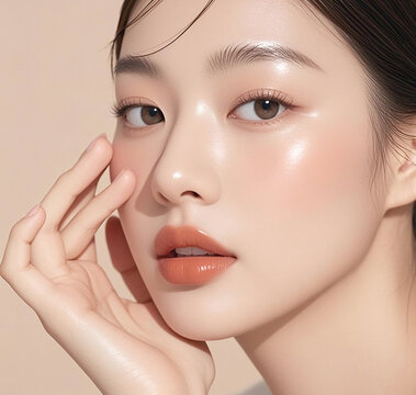여성 아름다움 피부 스킨케어 메이크업 스파 모델 화장품 뷰티 Woman Beauty Skin Skincare Makeup Spa Model Cosmetics Beauty