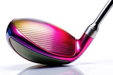 Golf Club Closeup, White Background, Sports Equipment Photography, High-Resolution Image