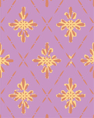 Seamless pattern, tileable floral holiday country cottage print, English countryside flowers theme for wallpaper, gift wrapping paper, scrapbook, fabric and product design inspiration