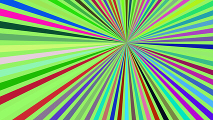 Radiant Colorful Sunburst Background with Vibrant Rays for Creative and Abstract Designs
