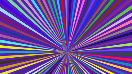 Radiant Colorful Sunburst Background with Vibrant Rays for Creative and Abstract Designs