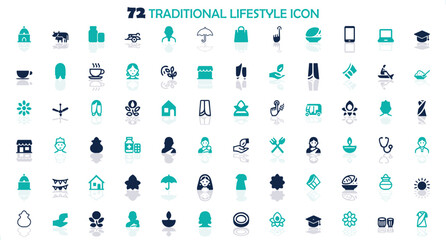 Traditional lifestyle icon.