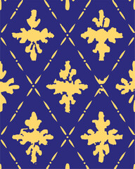 Seamless pattern, tileable floral holiday country cottage print, English countryside flowers theme for wallpaper, gift wrapping paper, scrapbook, fabric and product design inspiration