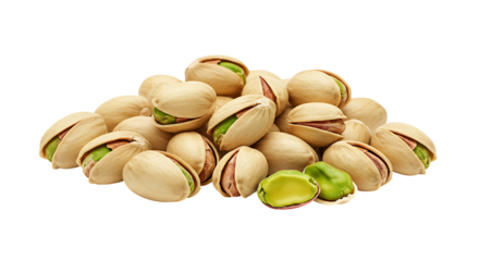 pistachio nuts on white without background png