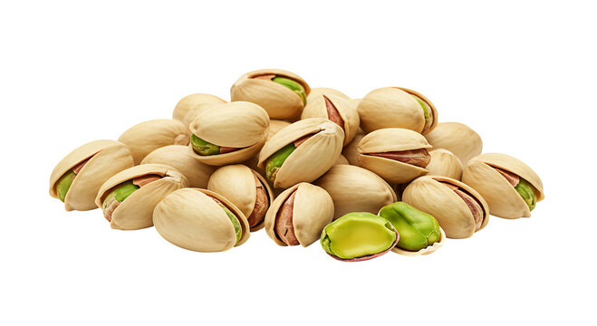 pistachio nuts on white without background png