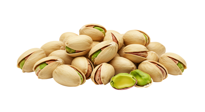 pistachio nuts on white without background png
