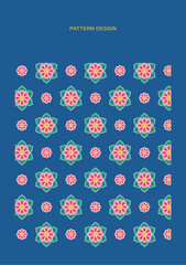 동양적이고 전통적인 패턴