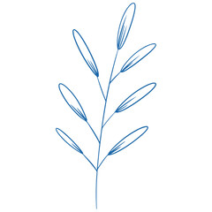 vector illustration of an abstract leaf