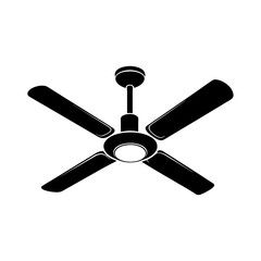 Abstract design with gas pump and fire symbols, a perfect concept for business and home celling fan silhouette icon vector