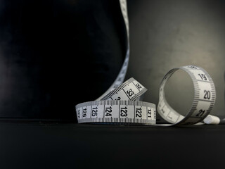 High-quality photo of a triangular sewing ruler, isolated and perfect for geometric precision. A professional tool for tailors, quilters, and crafters needing accurate angular measurements