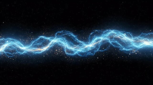 Abstract energy waves in space