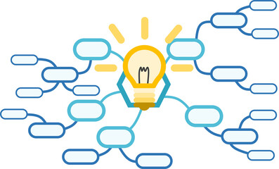 アイデアが閃くイラスト