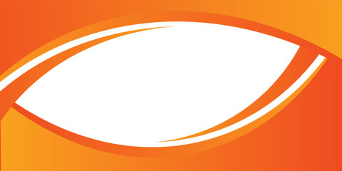 MobileModern orange banner background. Graphic design banner pattern background template with dynamic wave shapes. EPS 10