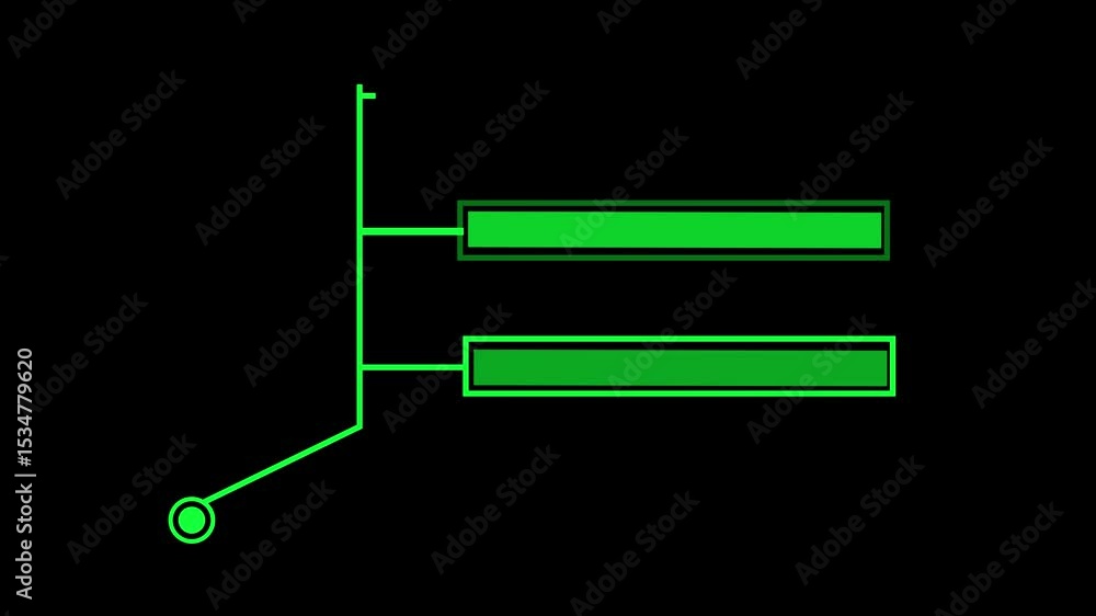 Aufkleber callus hud elements with text coming soon. hud callout. hud text animation on black background.