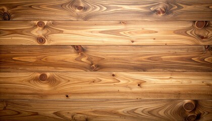 Warm brown wooden planks arranged horizontally create a rustic backdrop with visible wood grain and natural knots, ideal for textures and backgrounds.