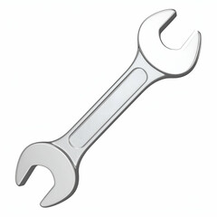 High-Quality Metallic Wrench Illustration Perfect for Mechanical, Industrial, and DIY Projects