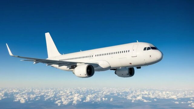 Low angle shot, closeup of an airplan